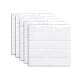 Hjemix | Hvit Mosaic Peel & Stick Flis Vanntett Kjøkken Backsplash Tapet