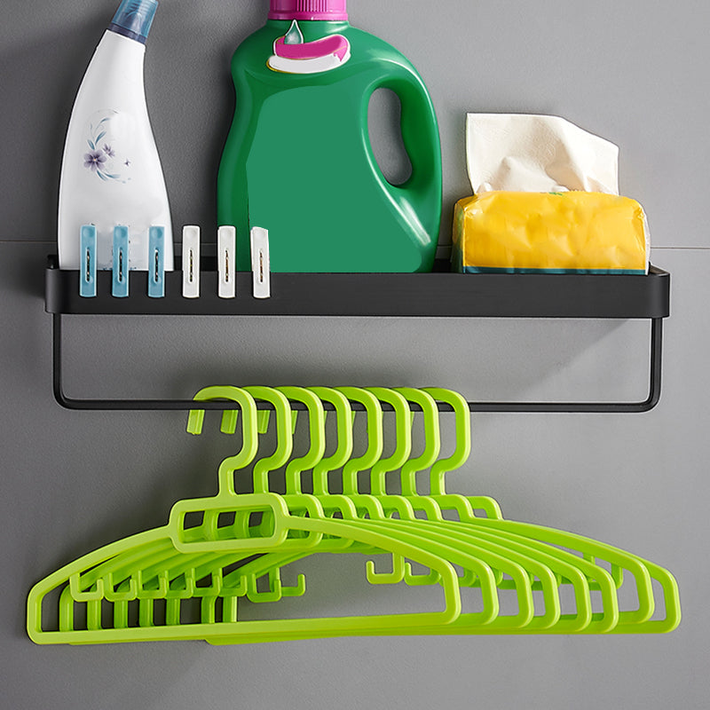 Hjemix | Matt svart badsett Moderne 1/2 - Stykke Rustfritt stål badhylde