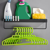 Hjemix | Matt svart badsett Moderne 1/2 - Stykke Rustfritt stål badhylde