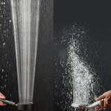 Hjemix | Rund Håndholdt Dusjhode Vannbesparende Dusjhode Laget av Rustfritt Stål