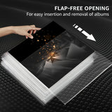 Hjemix | Premium Gjennomsiktig Vinylbeskyttelse - 12,75" LP og Gatefold-beskyttelse, slitesterk 3mil tykkelse - Ideell for gaveinnpakning