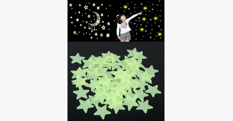 Hjemix | Lys Fluorescerende Veggklistremerker