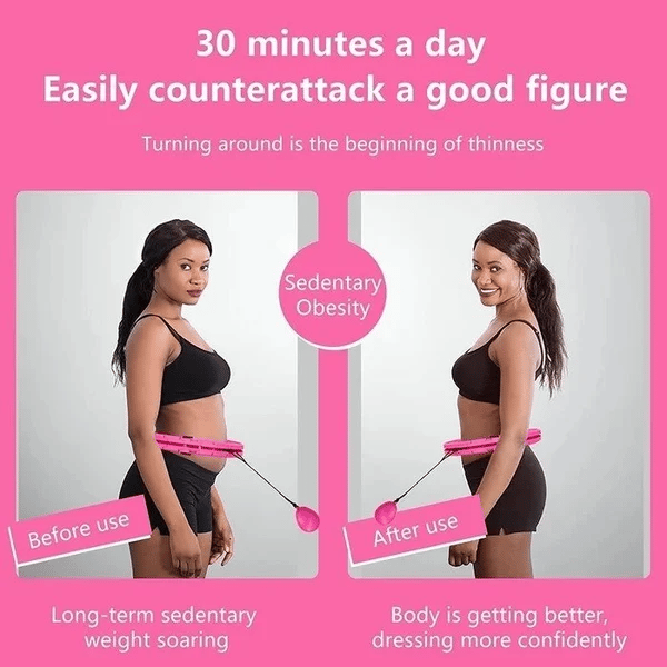 Hjemix | Smart Vektreduksjons Fit Hoop - Rask fettforbrenning!