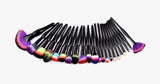 Hjemix | Midnight Rainbow Makeup Brush Set of 22 - Legg til et sprut av farge til sminkebordet ditt