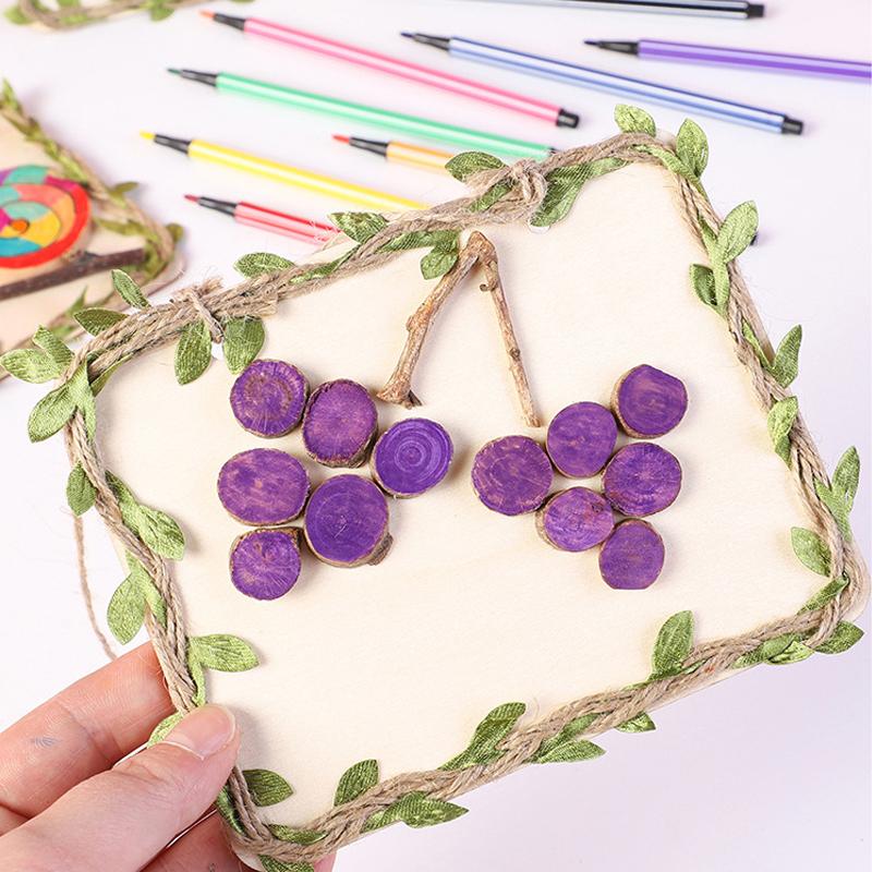 Hjemix | Kreativ DIY Trestamme Maleri Dekorasjon