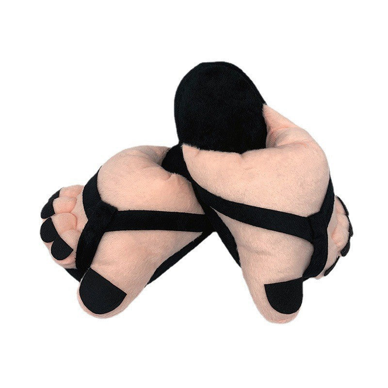 Hjemix | Morsomme fotplush novitetssandaler