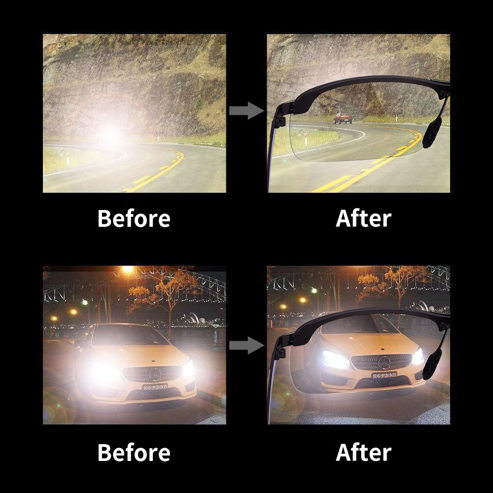 Hjemix | Fotokromatiske solbriller med antirefleks polariserte linser