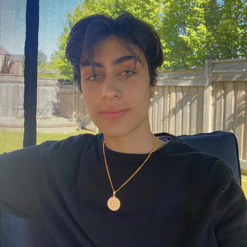 Hjemix | Rund Pendant Gylden Halskjede