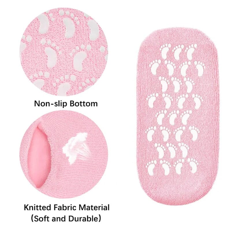 Hjemix | Fuktighetsgivende sokker med gellag