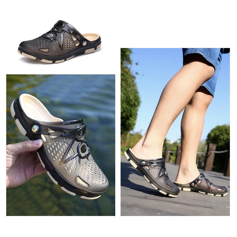 Hjemix | Herres Strand Sandaler Pustende Mesh Strand Slippers