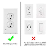Hjemix | Outlet veggplate med LED nattlys