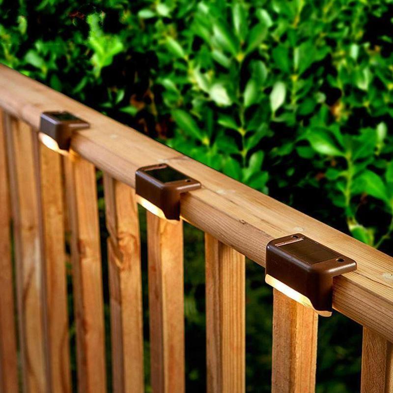 Hjemix | Vanntette Trappe Sollys for Utendørs (4 stk)