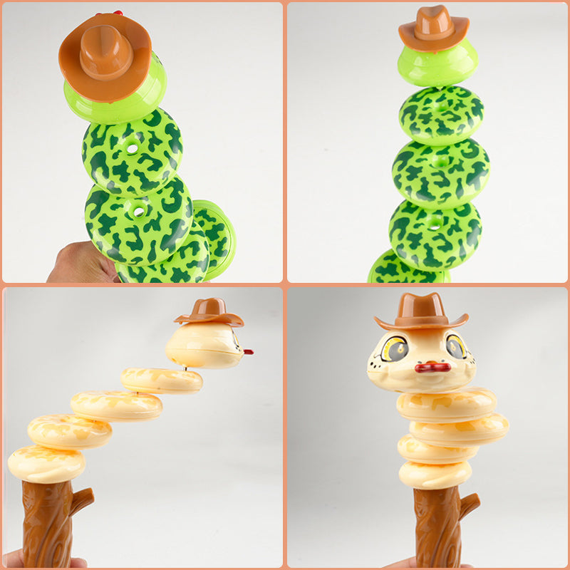 Hjemix | Twisted Balance Swinging Snake Whistle Toy