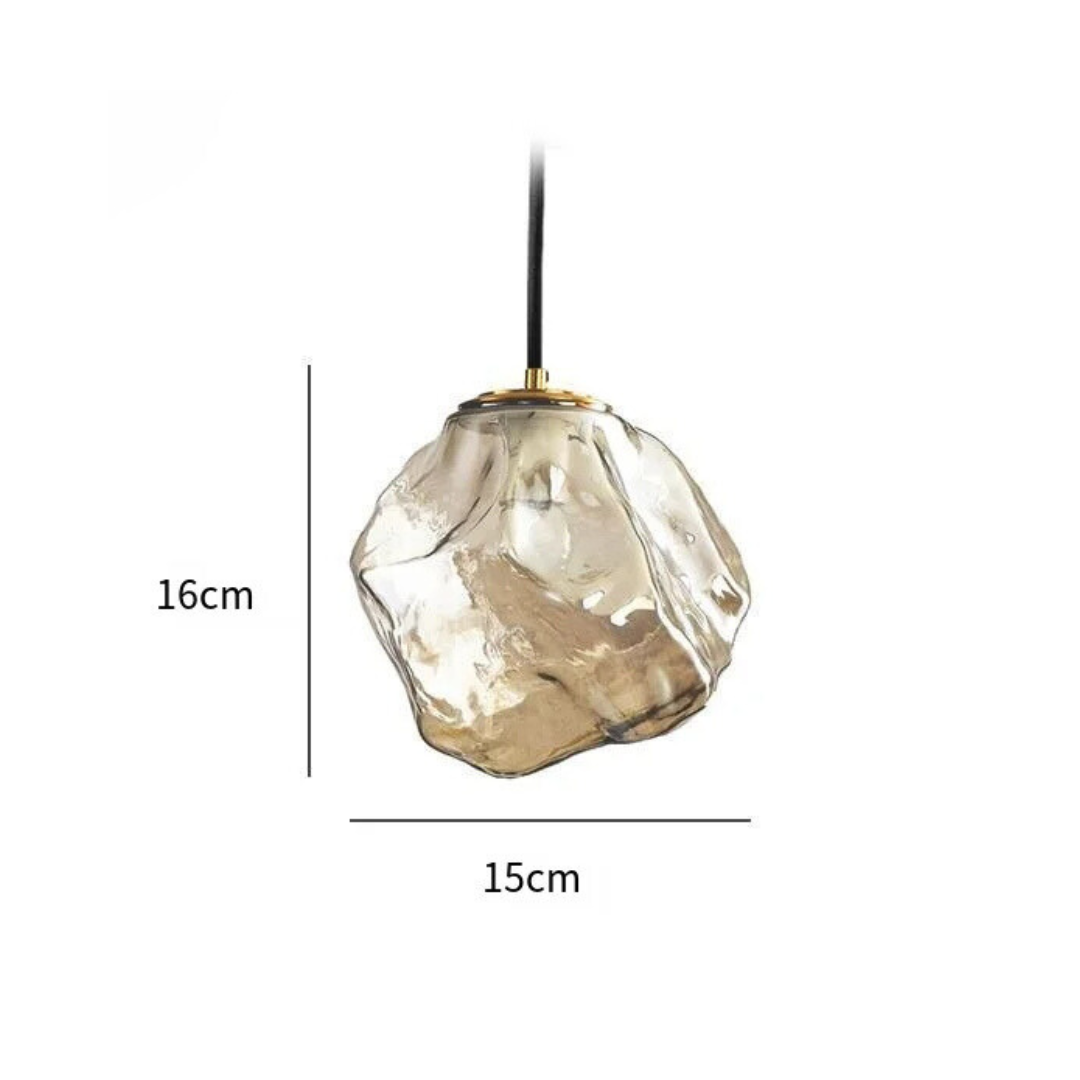 Hjemix | Frostglow Glass Pendant Inspirert av Isbiter