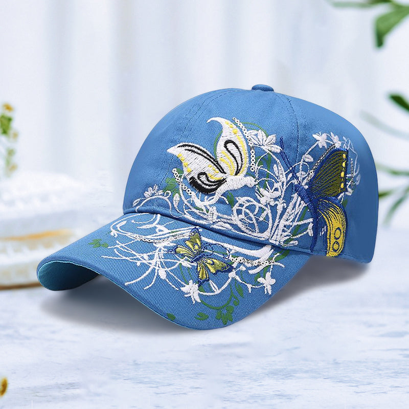 Hjemix | Justerbar Pustende Brodert Solhatt