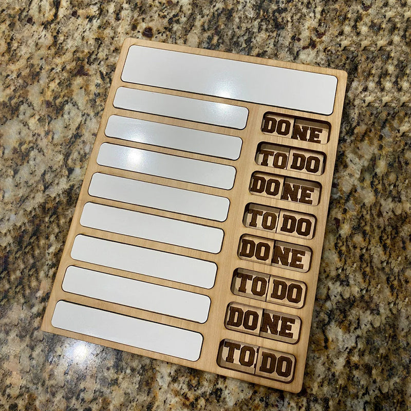 Hjemix | Wood Task Chart