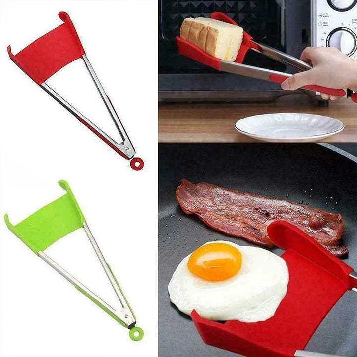 Hjemix | 2 i 1 kjøkken spatula og tang