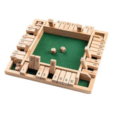 Hjemix | Shut The Box Spill - Morsomt Bordmatspill for Voksne & Barn