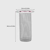 Hjemix | Mesh Rustfritt Stål Gulvrenne Gitter