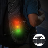 Hjemix | USB-oppladbart tre-farget sykkellys