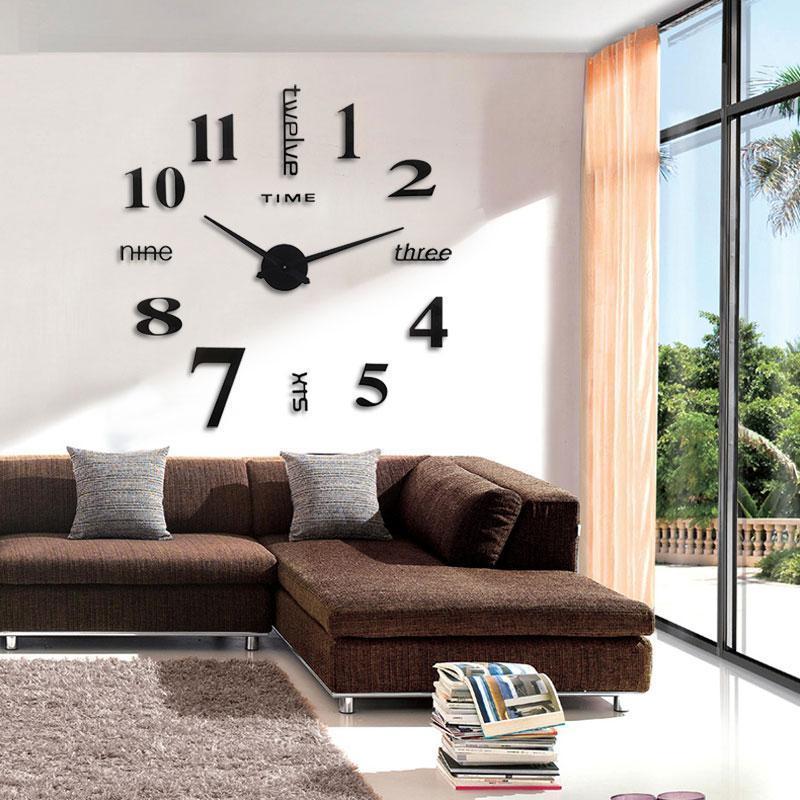 Hjemix | Moderne DIY stempelfri veggklokke