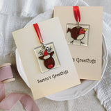 Hjemix | Håndlagde julekortornamenter