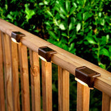 Hjemix | Solar utendørs trappebelysning (4PCS)