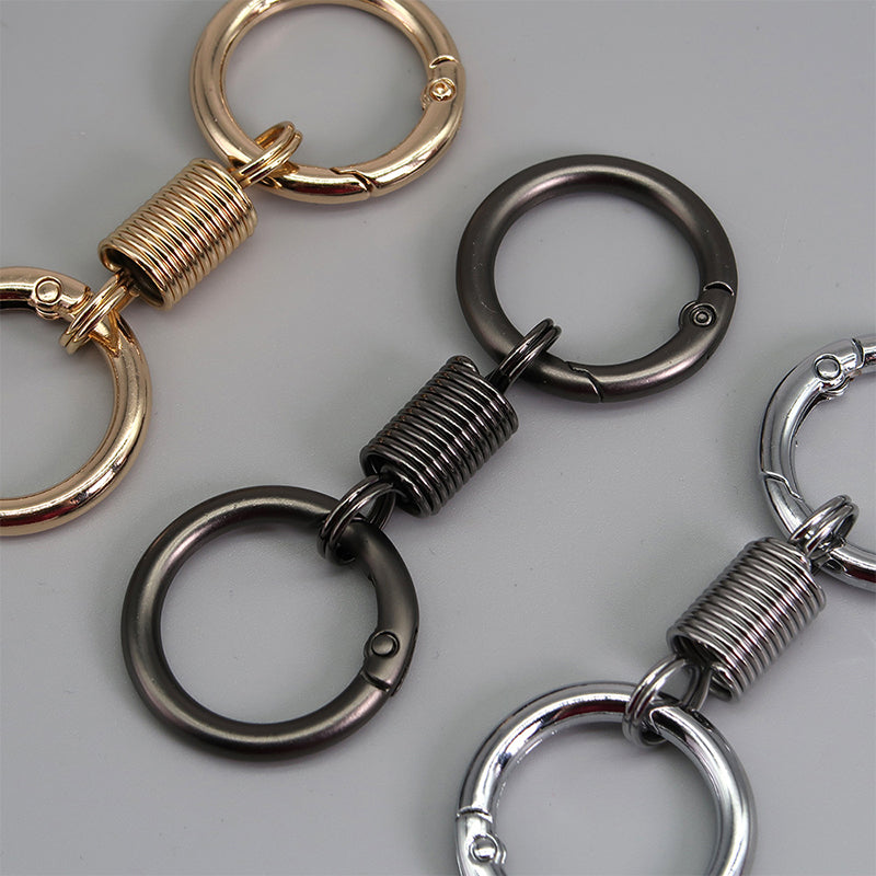 Hjemix | Nordic Retro Våren Dobbel Ring Nøkkelring