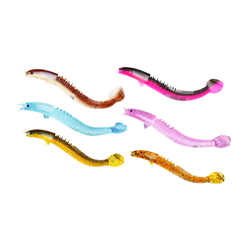 Hjemix | Nytt design Angler Dragon Hole Bait 46 seksjoner myk agn