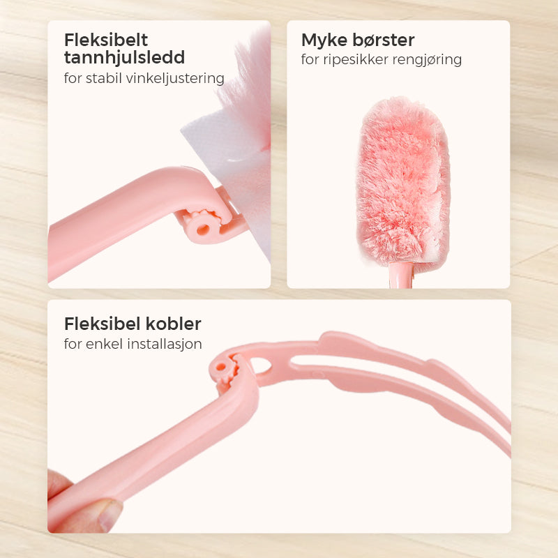 Hjemix | Sammenleggbar gjenbrukbar støvkost for rengjøring