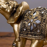 Hjemix | Gylden Elefant Statue