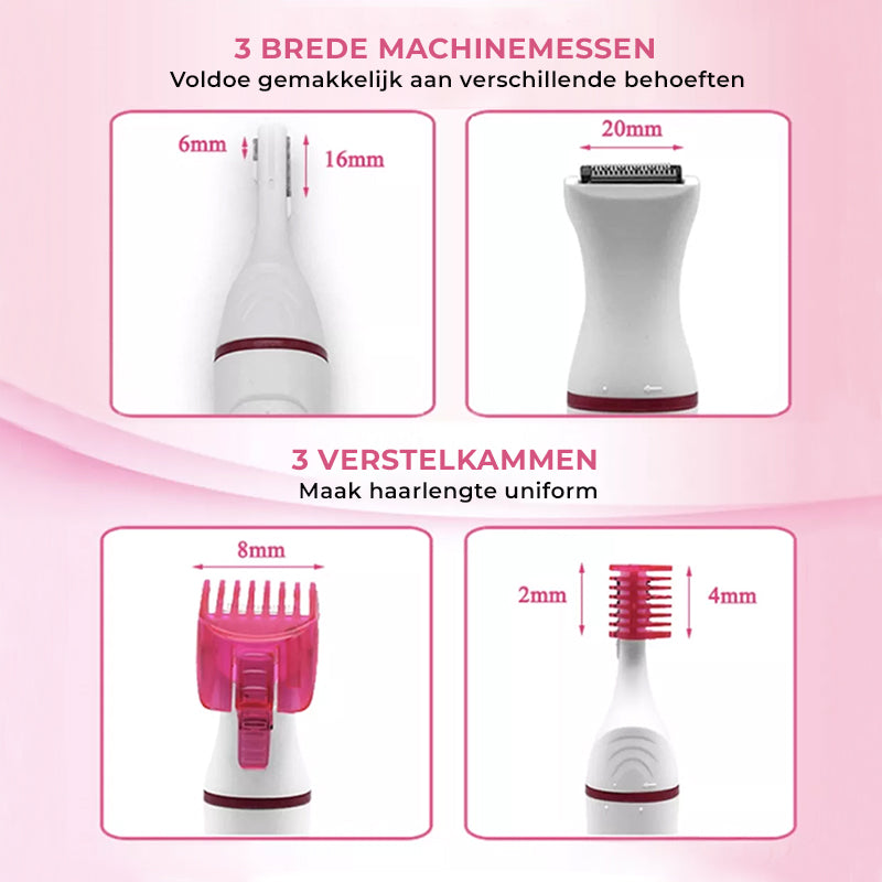 Hjemix | I 1 Oppladbar Epilator