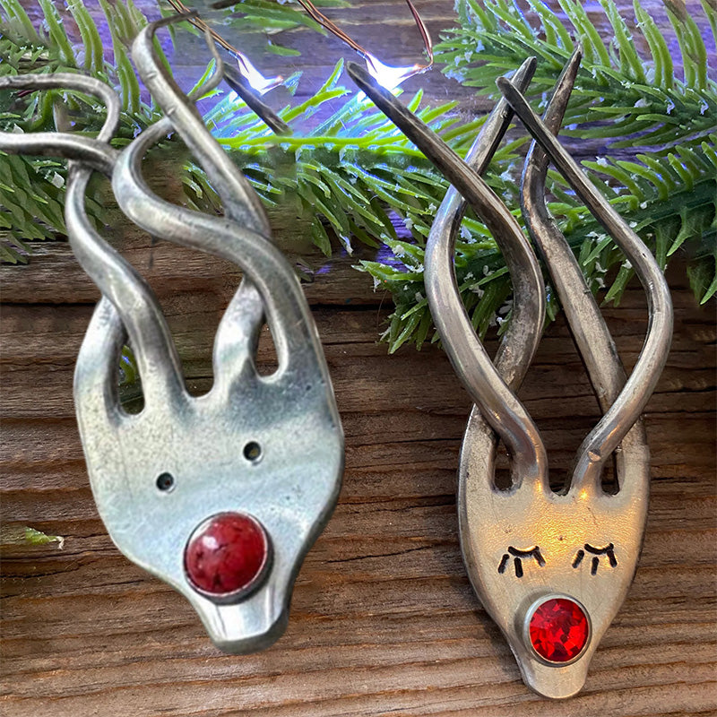 Hjemix | Morsom Gaffel Reinsdyr Ornament