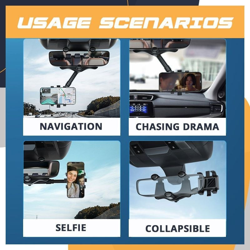 Hjemix | Rotérbar og sammenleggbar biltelefonholder