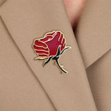 Hjemix | Rose Resilience Emalje Krage Pin