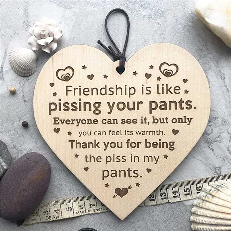 Hjemix | Vennskap Trevedheng Juletre Dekor