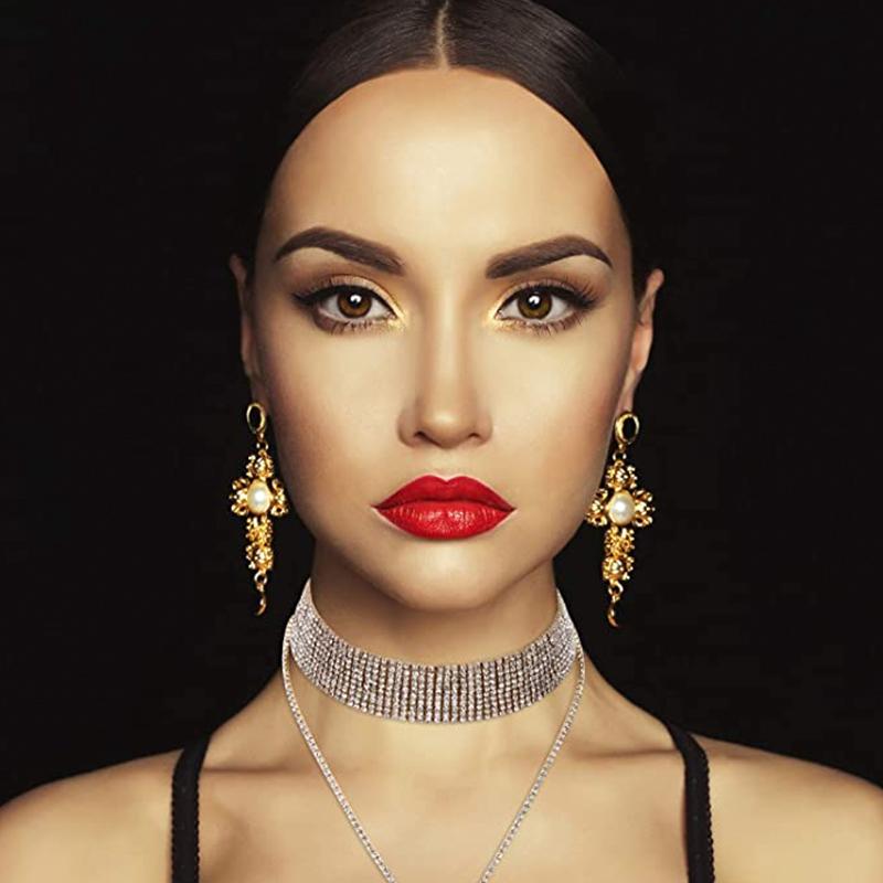 Hjemix | Rhinestone Topp Choker