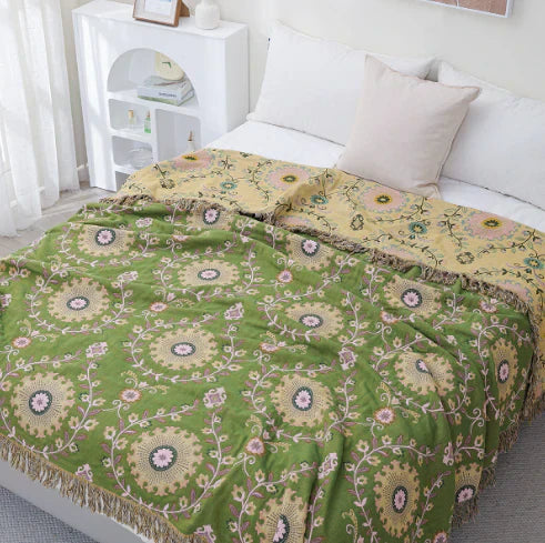 Hjemix | Vendbar Skandinavisk Fugl Teppe - NordicNest