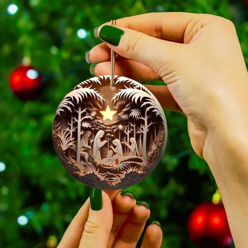 Hjemix | Juleornament med nativity