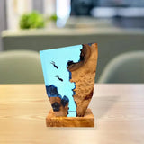 Hjemix | Wave LED-lampe laget av harpiks