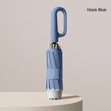 Hjemix | Ring spenne paraply, Reflekterende sikkerhetsstripe, Solid vindbestandig, Reiseportabel