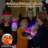 Hjemix | LED Lyskilde Halloween Glødende Ring - Sett med 50stk