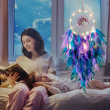 Hjemix | Frendorf Krystall Livets Tre Fjær Glød Drømmefanger