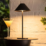 Hjemix | Minimalistisk dimbar Touch bordlampe - vanntett og oppladbar lys Farge