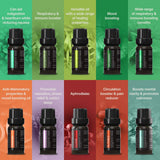 Hjemix | Ultralyddiffuser & Topp 10 Eteriske Oljer - 400ml Diffuser