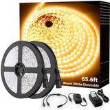 Hjemix | Onforu 20m Varm Hvit Led Strips, Dimmbar 3000K, 1200 Leds For Hjem