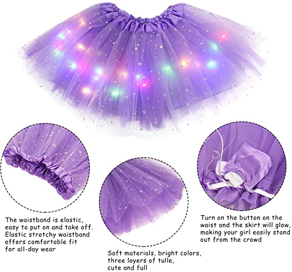 Hjemix | Magisk & Glødende LED Tulle Skirt