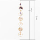 Hjemix | Krystall Livets Tre 6 Ringer Veggdekor Ornament
