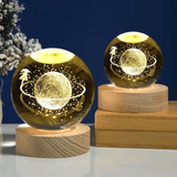 Hjemix | Glødende Krystallkule Nattlys