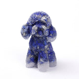 Hjemix | Frendorf Naturlig Krystall Poodle Edelsteinsdekorasjon